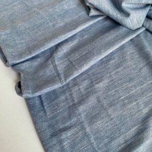 Трикотаж меланж, колір сіро блакитний