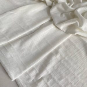 Трикотаж меланж рубчик молочний