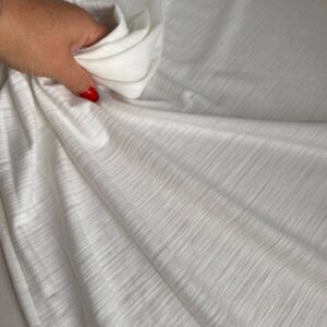 Трикотаж меланж, колір молочний